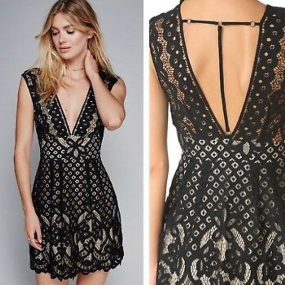 Free People Dresses & Skirts - Free People Million Lovers Crochet Lace Dress 8